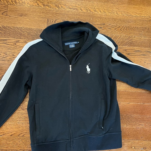 Ralph Lauren Glitter Stripe Zip Sweater - Picture 4 of 7